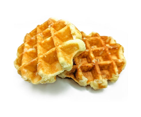 Jacquet Belgian Waffles - Pack of 8 Ready to Eat, Delectable Petite Pearl Sugar Belgian Waffles, Perfect for Quick Breakfast, Delicious Ready-to-E...
