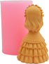Goddess Candle Making Mold Handmade soap Chocolate DIY Candle Making Plaster Cement Resin Drop Glue Mold Handmade Crafts Silicone Mold...