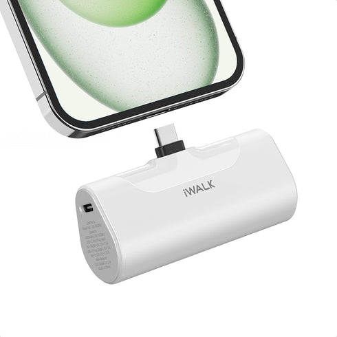 iWALK Portable Charger iPhone 15, USB-C Small Power Bank 20W 4500mAh Fast Charging Battery Pack Compatible with iPhone 15/15 Plus/15 Pro/15 Pro Ma...
