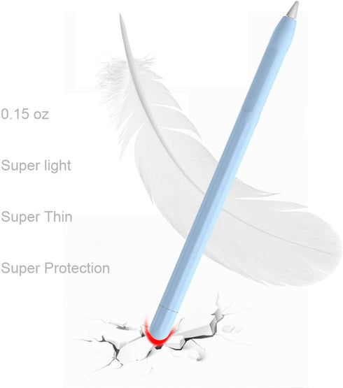 YINVA Case, Grip, Accessories Holder for Apple Pencil 1st Generation, Cover Sleeve with Protective Nib Cover for iPad Pencil(Blue)...