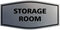 Signs ByLITA Fancy Storage Room Sign (Brushed Silver) - Medium 1 Pack...