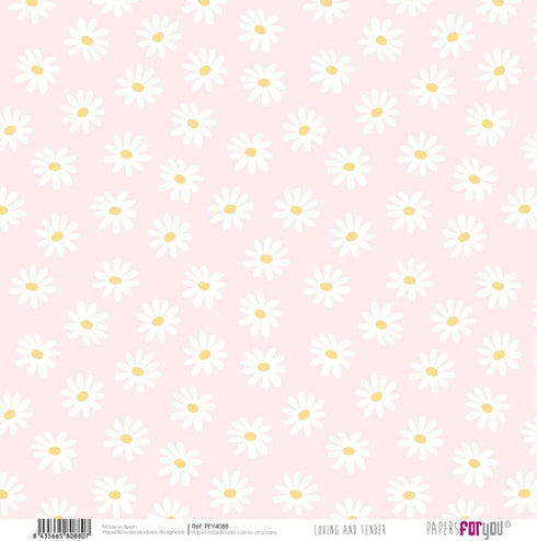 Papers For You - Scrapbooking and Craft Paper Kit | "Loving and Tender" Collection | Includes 10 Double Sided Papers with Different Designs | Size...