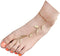 INENIMARTJ Women's Foot Chain Barefoot Sandals Anklet with Toe Ring Beach Wedding Foot Jewelry Boho Layered Crystal Ankle Bracelet for Beach Party...