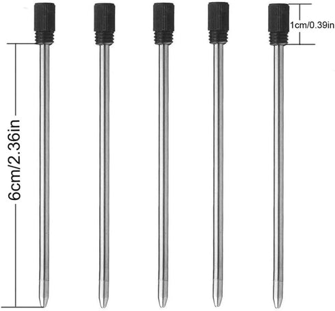 2.75 Inch Ballpoint Pen Refill for Diamond Crystal Stylus and Ballpoint Pens (blue refills)......