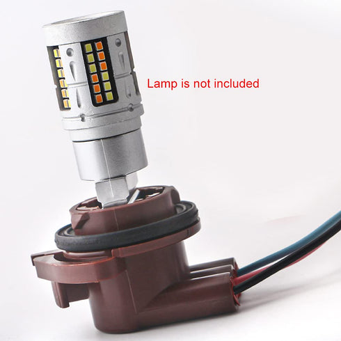 YM E-Bright 3156 3157 Bulb Socket Pre-Wired Harness Sockets Adapter for Turn Signal Bulb Brake/Tail Light Daytime Running Light Socket Replacement...