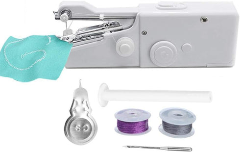 Handheld Sewing Machine,Cordless Portable Mini Stitching Sewing Machine Hand Electric Sewing Machine for Kids Beginners Clothes, Home,DIY Accessor...