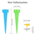 Drip Irrigation System Garden Watering System 12PCS Self Watering Spikes Devices Vacation Automatic Drip Irrigation Kits Adjustable Valve Plant Wa...