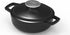 IMUSA Traditional Colombian Mini Nonstick Caldero (Dutch Oven) for Cooking and Serving, 0.7 Quart, Silver,Black...