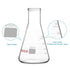 stonylab 1-Pack Glass 250 ml Heavy Wall Narrow Mouth Erlenmeyer Flasks with Heavy Duty Rim - (250ml Fits with StonyLab 7# Rubber Stopper)...