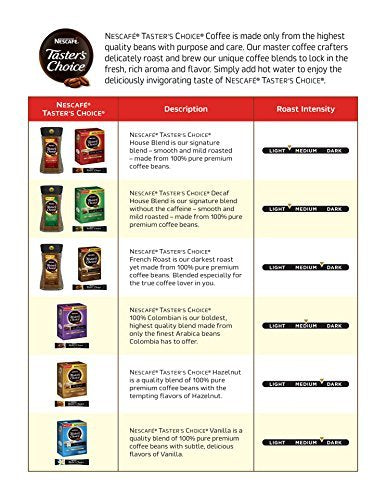 Nescafe Taster's Choice, House Blend Instant Coffee Single Serve Sticks, 18 Count...