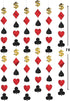 Casino Foil String Decorations - 7' (Pack of 6) - Red, Black, & Gold Casino Party Icons - Perfect for Game Night, Vegas-Themed Events, and More...