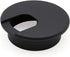 12 Pack 2 Inch Black Desk Grommet Kit Wire Cable Hole Cover Organizer Plastic Cover for Office Cord Management (Black)...