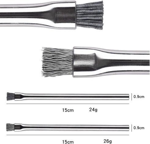 2pcs Stainless Steel Aquarium Algae Brush Fish Tank Landscaping Stone Cleaner...