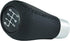 6 Speed Shift Knob Car Shifter Handle PU Leather Gear Stick Head for Most Manual Automatic Vehicles (Black Stitches)...