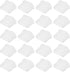 uxcell 20pcs Micro Silicone Protectors Male Port Anti Dust Cap Cover Clear...