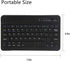 FLY WAY Portable Wireless Bluetooth 3.0 Keyboard,Ultra-Slim Mini Keypad 78 Keys Rechargeable Bluetooth Keyboard for iOS Android Windows Tablets an...
