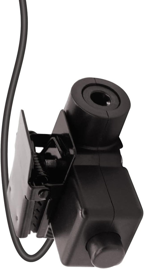 Tactical U94 PTT Adapter Civilian Headset Push to Talk Connector Cable 7.1mm TP120 U174 Headphones Jack for CP200 CP100D CP200D CP185 CLS1410 CLS1...