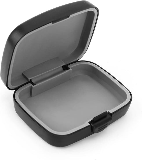 Hard Case, Portable Protective Case for Behind The Ear, in The Ear, All in The Canal (Black), Waterproof and...