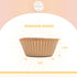 qiqee 1000pcs Natural Cupcake Liners Muffin Linner No Smell, Food Grade Baking Cups?Standard Size?...