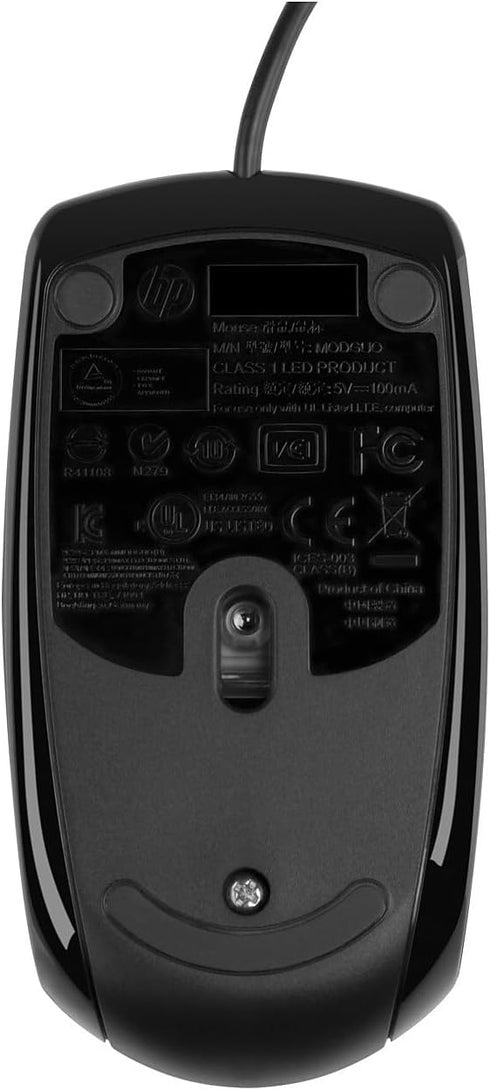 HP X500 - Wired USB Mouse for Windows PC Desktop, Laptop, Notebook, Mac, computerand Chromebook, for Righty or Lefty Use (E5E76AA#ABA),Black...