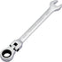 Pilida 1/2 Inch Ratcheting Combination Wrench 12 Point SAE Flex Head Gear Wrench Rachet Box End Spanner 72 Teeth Chrome Vanadium Steel...