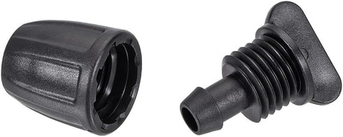 12PCS Drip Irrigation End Cap 8mm/11mm Pipe Straight Connector Automatic Waterer for Garden Agricultural Production Agricultural Production Irriga...