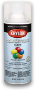 Krylon K05562007 COLORmaxx Acrylic Clear Finish for Indoor/Outdoor Use, Satin Crystal Clear , 11 Ounce (Pack of 1)...