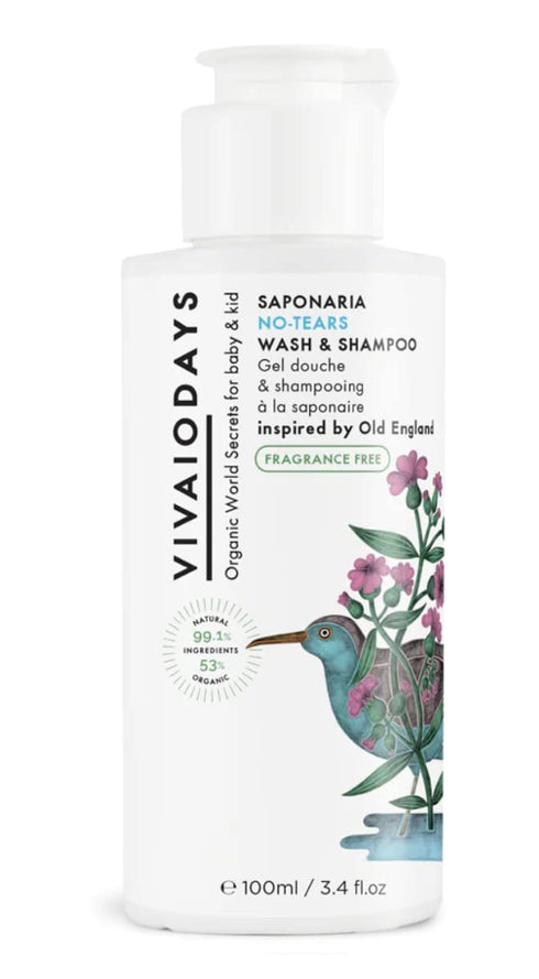 Fragrance Free Saponaria No-Tears Wash & Shampoo...