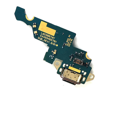 USB Charger Charging Port Dock Connector Ribbon Flex Cable PCB Board Replacement Compatible with LG Velvet 5G G900N...
