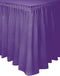 Unique Industries Plastic Table Skirt, 29" x 14", Purple...