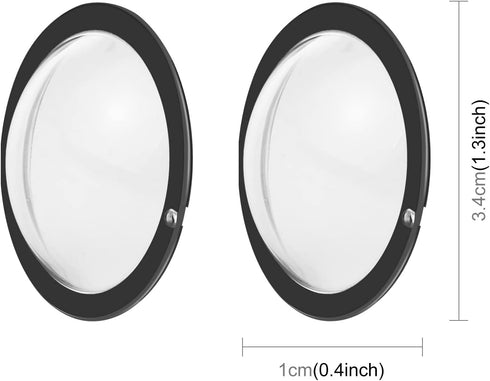 PULUZ Sticky Lens Guard for Insta360 X3, 2pcs Screen Protective Cover, Anti-Scratch Lens Cap Camera Accessories...