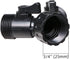 1/2 Inch Drip Irrigation Hose to Faucet Adapter for Drip Irrigation Tubing (.520" ID,.600" – .650" OD), 2 Way Y Water Splitter Connector for 3/4" ...