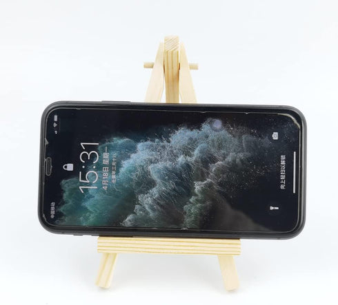 Mini Wooden Easel,10 Pcs Mini Easels Small Tabletop Easel Mini Easel Display Stands for Small Canvases,Kids Crafts,Business Cards,Signs,Photos,Gif...