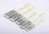 Paint Brushes Set, Sash Brushes, Soft Tapered Filament, Wood Stain Brushes for Walls, Cabinets and Fences Pack of 5...
