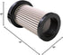 Think Crucial Replacement Vacuum Filter – Compatible with Eye-Vac Part # EV-PMF Pre-Motor Filter - Fits Eye-Vac Professional Units (Vacuum Filter)...
