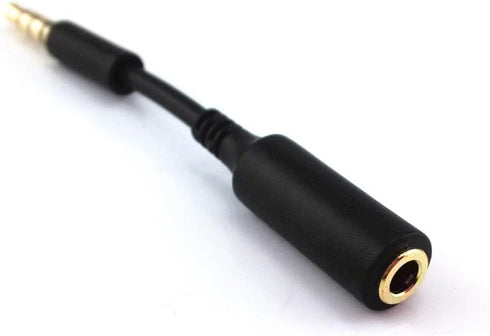 Honbay 4pcs Gold Plated 3.5mm Male to 3.5mm Female Extension Cable Headset Audio Jack Extender Adapter for Battery Charger Case and Smartphones...