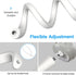 Flexible Twist Mount Compatible with HelloBaby HB6550/HB65/HB6550 pro/HB66/HB248 Baby Monitor - Goosenecks 360°, Multiple Baby Monitor Holder/Stan...