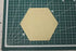 Hexagon Quilting Template Set - 6" with 1/4" Seam Allowance - Durable Acrylic Templates for Quilting, Patchwork, Crafting, & Sewing Projects - Cle...
