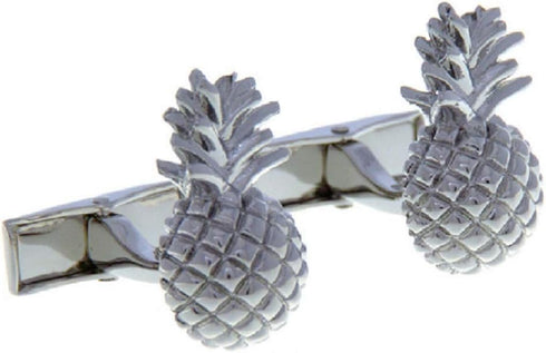 Pineapple Hawaii Cook Chef Pair Cufflinks in a Presentation Gift Box & Polishing Cloth...