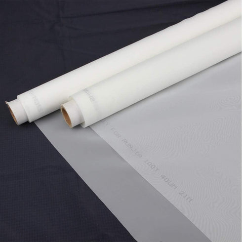 Silk Screen Printing Mesh, 100/110/120/140/160/180/200/250/300Mesh, White Yellow for Screen Printing Machine Equipment Accessories, Filter Paintin...