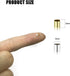 1000PCS Crimping Beads for Jewelry Making,2mm Bead Stopper Tube Column Stoppers,Used for DIY Handmade Works Such as Earrings, Bracelets, Beading, ...