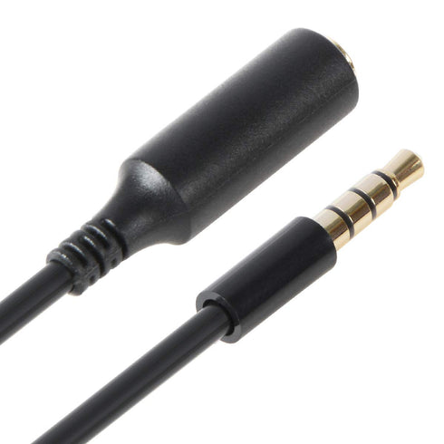 3-Pack AUX Headphone 3.5mm Extension Cable - Male to Female Extender Audio Auxiliary Jack Adapter Wire Cord Plug Connector for iPhone iPod iPad, S...