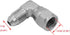 (2-PACK) 6502-04-04 Hydraulic Hose Adapter Fitting 1/4" Male JIC 37°Flare?7/16"-20 UNF?× 1/4" Female JIC 37° Swivel (7/16"-20 UNF) 45°Elbow Pipe J...