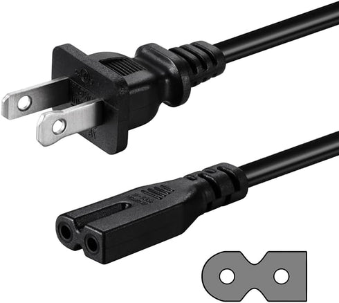 4FT AC Power Cord Compatible with Vizio Sound Bar System, Vizio E-M Series LED Smart TV Power Cable Replacement...