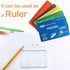 MagDepo 6 Pack Credit Card Size Magnifier Ruler Fire Starter Magnifying Glass Wallet Pocket Magnifier for Reading Small Print, Maps, and books -Gr...