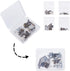 PH PandaHall 12 Sets Metal Zipper Latch Slider Retainer 3 Color #3#5#8#10 Insertion Pin Zipper Bottom Zipper Stopper for Metal Zipper Repair Zip S...