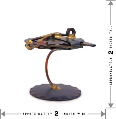 Millennium Falcon Collectible Handmade Metal Art Figurine, Desk Accessories, Trophy, Boss Gift, Home Office Décor, Aircraft...