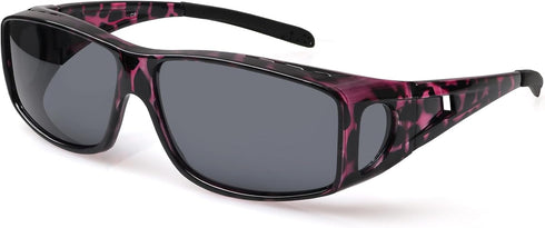 Yogo Vision Fit Over Wrap Sunglasses Polarized Lens Wear Over Eyeglasses 100% UV Protection for Men and Women...