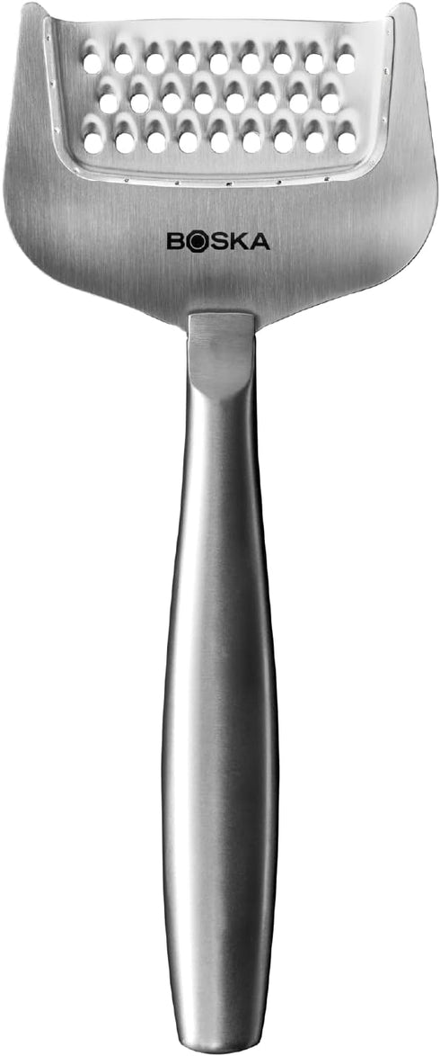 Boska Stainless Steel Grater - Cheese Grater Copenhagen Best for Hard Cheese, Citrus, and Vegetables - Multifunctional Rust-Proof Shredder - Manua...