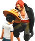 Anime Luffy Figure, Shanks Touching Luffy Figure Anime Action Figure Collection Statue Doll Toy Gift...